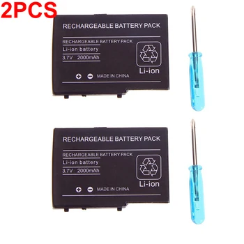 Bateria recarregável Para Nintendo NDS / DS Lite de Substituição da Bateria com a chave de Fenda para NDSL DSL 2000mAh Bateria para NDSL