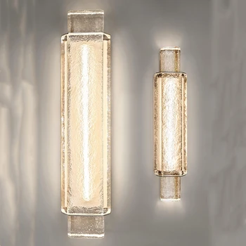 Moderno Bolha de Cristal da Lâmpada de Parede do Corredor Candeeiro de Luxo LED Sofá na Parede do Fundo da Luz Para Sala, Quarto, Banheiro, Escada de Luz