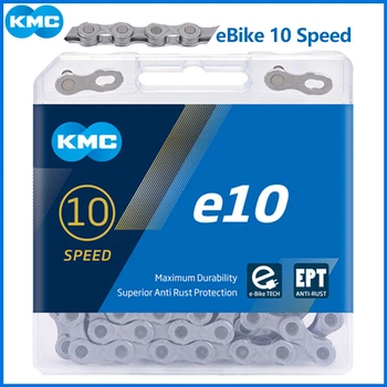KMC E-Bike E10 Correntes Para BOSCH 10 Velocidade de Corrente Eléctrica Esporte de Bicicleta sistemas Anti-Ferrugem Resistente ao Desgaste de Peças de Bicicleta 136L