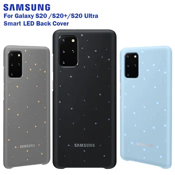 SAMSUNG Original, Inteligente LED Phone Case para Samsung GALAXY S20 S20Plus S20 Ultra S20Ultra S20 Mais Retroiluminado Tampa do Telefone