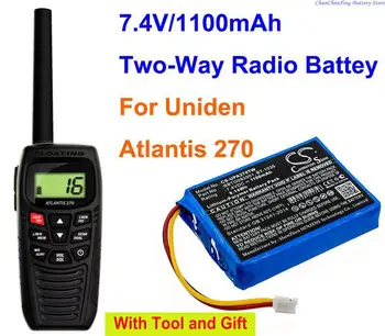 Cameron Sino 1100mAh de Rádio de Duas Vias Bateria BBTG092001,BT-1035 para Uniden Atlantis 270