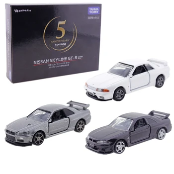 A Takara Tomy Tomica Premium da Nissan Skyline GT-R, Definida 5º Aniversário da Caixa Negra do Veículo do Fundido Metal, Liga de Modelo de Automóveis Crianças Brinquedo de Presente