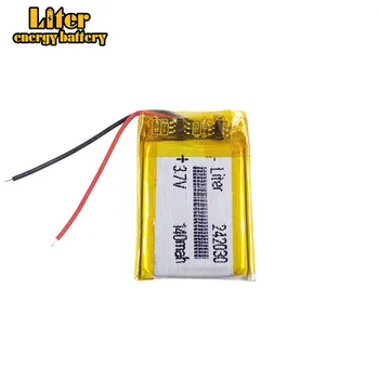 bateria de polímero de lítio 242030 3,7 V 140MAH bateria do li-polímero 252030 com a transação mais segura de preço mais baixo