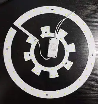 teto do diodo emissor de pavio circular retrofit da lâmpada da luz de tira do conselho anel patch de luz do módulo de fonte de realçar sala de poupança de energia 36W