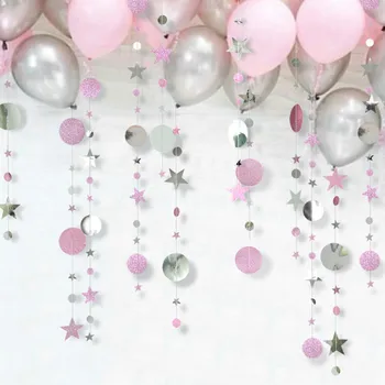 Novo 4M Twinkle Star Papel de Judy Banner do Chuveiro de Bebê Festa de Aniversário, Decoração de Crianças de Casamento Decoração Festa de despedida de solteira de Decoração