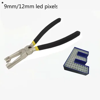 Lâmpada Led Pixel Alicate Grpping Alicates Ferramentas para Led Pixel Perfurados Palavra Lâmpada Piercing Pinça