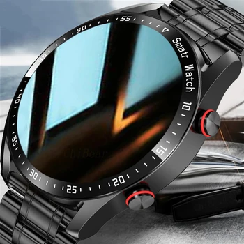 Nova Chamada Bluetooth Smart Watch Homens De Marcação Personalizado Waterproof Esportes Fitness Tracker Sólida De Aço Inoxidável, Pulseira De Smartwatch+Caixa De 2022