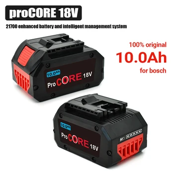 100% de alta qualidade 18V 10.0 Ah Iões de Lítio Bateria de Substituição GBA18V80 para Bosch 18 Volts MAX Cordless Ferramenta de Poder Brocas