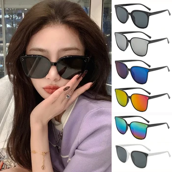 2021 Moda Rodada Olho de Gato Óculos de sol Tons Vintage Bule-de-Rosa de Óculos de Sol das Mulheres os Homens Design da Marca Óculos de sol Oculos De Sol UV400