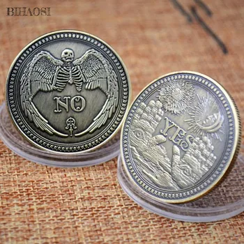 Sim /Não Antiguidades Moeda Comemorativa Militar dos EUA, o Emblema de Bronze Nova Decisão da Moeda - A moeda de Coleção moedas antigas titular