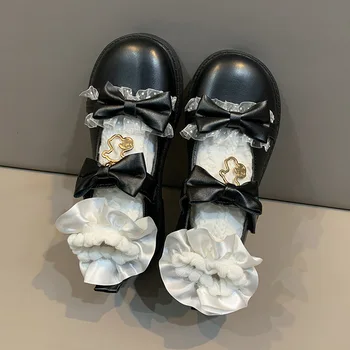 Lolita Mary Jane Shoes Mulheres De Verão Nova Moda Retrô Doce Arco Casual Flats Casual Mulheres Sapatos De Mulher Zapatos