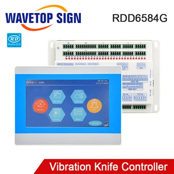 Ruida RDD6584G Vibração Faca de Corte, Sistema de Controle com 7 Polegadas Industrial da Tela de Toque