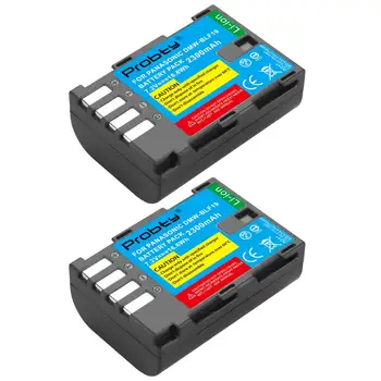 Probty 2PCS DMW-BLF19E BLF19 Recarregável Bateria da Câmera para Panasonic Lumix DMC-GH3 DMC-GH4