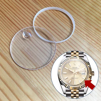 vidro de cristal de safira para RLX Rolex Datejust automatic relógio