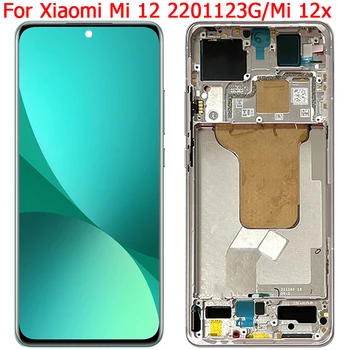 Novo Original Mi12x LCD Para o Xiaomi Mi 12 de Exibição de Tela de LCD 6.28
