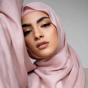 Novo Viscose Headwrap Cachecol Para A Mulher Simples Hijab Muçulmano Casual Longo Xale Envolve Fina Islâmica Turbante