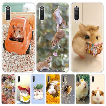 Bonito Adorável Hamster de Estimação de Silício Chamada Caso De Telefone Xiaomi Redmi Nota 10 Pro 11 9 10 8 9 11 11T 8T 7 9A 9C 9T 7A 8A Tampa