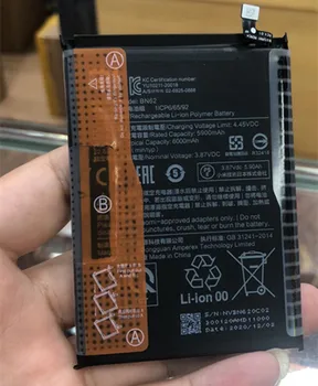 Novo Original 6000mAh BN62 Bateria Para Xiaomi Pocophone Poco M3 Para Nota 9 Redmi 9T Bateria + Ferramentas Grátis