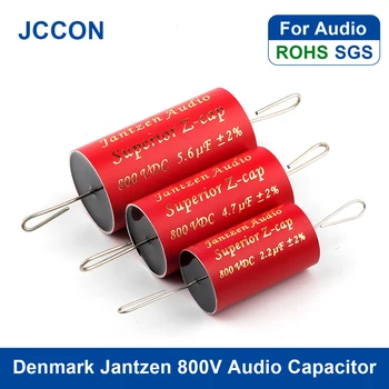 1Pcs Dinamarca Jantzen 800V Superior do Capacitor de Febre Crossover Acoplamento de Freqüência Divididas, Áudio Capacitor Audiófilo Speaker1-22µF